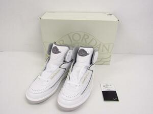 NIKE ナイキ AIR JORDAN 2 RETRO DR8884-100 26.0cm ホワイト/グレー スニーカー 靴 メンズ ◆SH7098