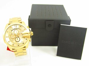  unused DIESEL diesel DZ4360 MEGA CHIEF quartz chronograph 10 atmospheric pressure waterproof wristwatch VAC24695