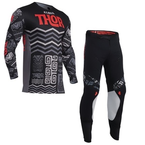 M/28 -дюймовый MX Wear Upper и Lower Set Thor 24sp Prime Aloha Black/Grey Jersey &amp; Pants Motocross Обычные импортные товары Westwoodmx