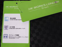 HK WORKS LONDON ゴルフ GOLF 吸汗速乾 ストレッチ エンボス加工 モックネック長袖シャツ　LL　黒_画像6