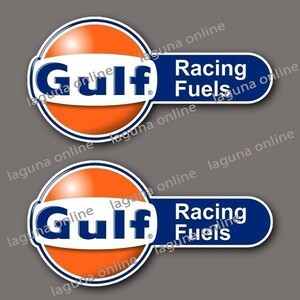 ☆即納☆　Gulf racing fuels　ガルフ　ステッカー　デカール　並行輸入