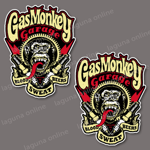 ☆即納☆　Gas Monkey Garage ガス モンキー ガレージ　ステッカー　デカール　並行輸入 3