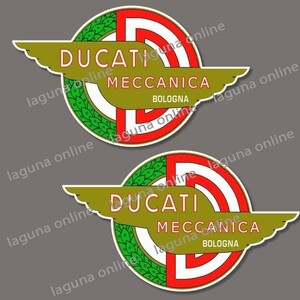 ☆即納☆　DUCATI MECCANICA　ドゥカティ メカニカ　ステッカー　デカール　並行輸入