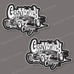 ☆即納☆　Gas Monkey Garage ガス モンキー ガレージ　ステッカー　デカール　並行輸入 6