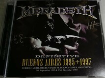 メガデス 1995年+1997年 ブエノス・アイレス Megadeth Live At Buenos Aires ,Argentina Marty Friedman_画像1