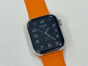 ☆即決 美品 Apple Watch series7 HERMES 41mm アップルウォッチ エルメス GPS+Cellular シルバーステンレス 心電図 シリーズ7 234