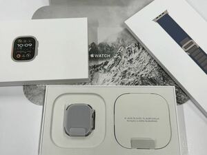 ☆即決 未使用 Apple Watch ultra2 ブルーアルパインループバンド チタニウム Titanium 49mm アップルウォッチ ウルトラ2 Cellular 262