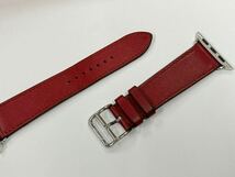 即決 Apple Watch Hermes 41mm 40mm ルージュピマン シンプルトゥール 赤 アップルウォッチ エルメス レザーバンド 38mm 274_画像9