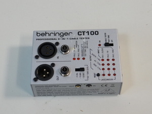 H1794　BEHRINGER ベリンガー CT100 CABLE TESTER 　充電こと確認済み　ジャンク品