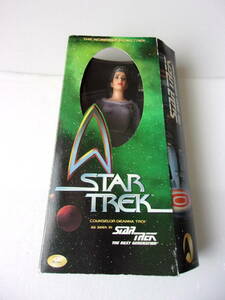 PLAYMATES THE WOMAN OF STAR TREK COUNSELOR DEANNA TROI used breaking the seal goods / Star Trek woman moveable figure 