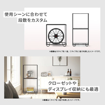 送料無料 RIVAI ホイールラック MODEL-A 10 20インチ用 展示 ディスプレイ 3段 ホイール展示 WHEEL RACK_画像5