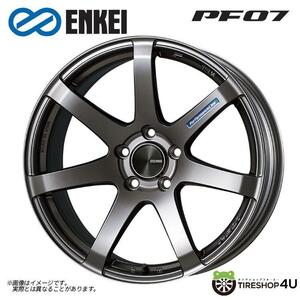 送料無料 ENKEI Performance Line PF07 17インチ 17x7.5J 5/100 +45 DS ダークシルバー 新品ホイール1本価格