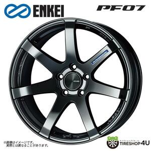 送料無料 ENKEI Performance Line PF07 18インチ 18x7.5J 5/114.3 +48 SBK 新品ホイール1本価格