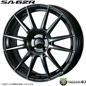 WedsSport SA-62R 15x5.0J 4/100 +45 WBC 新品ホイール1本価格 1本から送料無料 ウェッズスポーツ SA62R 15インチ