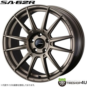 WedsSport SA-62R 17x7.5J 5/114.3 +45 EJ-BRONZE2 新品ホイール1本価格 1本から送料無料 ウェッズスポーツ SA62R 17インチ