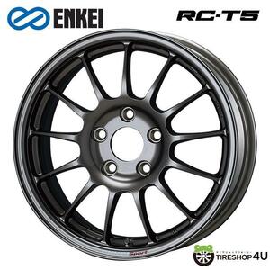 送料無料 ENKEI Sport RC-T5 16インチ 16x7.0J 5/114.3 +48 DS ダークシルバー 新品ホイール1本価格