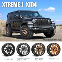 送料無料 XTREME-J XJ04 16x5.5J 5/139.7 +22 GBMS グロスブラックマシーンスモーククリア 新品ホイール1本価格_画像2