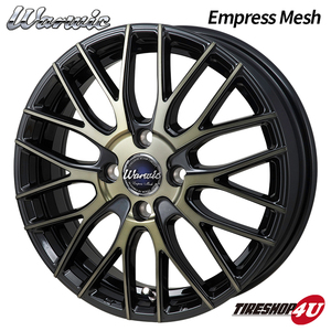 MONZA JAPAN Warwic EmpressMesh 15x4.5J 4/100 +43 新品ホイール1本価格 モンツァ ジャパン 15インチ