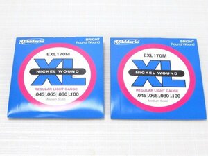 ★未開封 DAddario XL EXL170M 2セット ベース弦 ダダリオ エレキ★LL