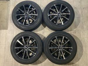 【2401056】Euro-S 14インチ 5.5J +45 PCD100 4H + BluEarth 165/65R14 2020年 タンク ルーミー トール パッソ ソリオ デリカD2 等