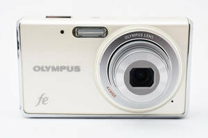 極美品 OLYMPUS fe-4020 パールホワイト 動作確認済み オリンパス コンパクトデジタルカメラ