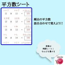 新商品＊計算ミスを防ぐ！　小学生　算数の暗記シート　中学受験　入塾テスト　定例テスト　模試対策　オープン模試_画像6