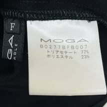 【大きいサイズ】MOGA / モガ レディース Vネック ロングスリーブ カットソー 長袖シャツ ブラウス 薄手 ブラック O-1738_画像4
