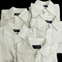 ★Maker's Shirt/メーカーズシャツ鎌倉 メンズ ボタンダウン 長袖シャツ 15-321/3 38-82 ホワイト 日本製 5枚まとめ売り_画像1