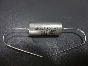 CORNELL-DUBILIER 0.047μF 200V Vintage オイルコンデンサー 未使用品