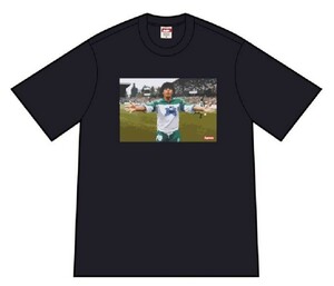 L Supreme ss24 シュプリーム Tシャツ マラドーナ Maradona 黒 ブラック