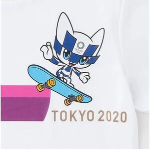 【未開封 Lサイズ】asics TOKYO 2020 アシックス 東京2020オリンピック マスコット Tシャツ スケートボード (送料無料)