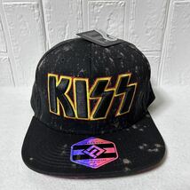 【新品 未着用】H3 SPORTGEAR KISS SNAPBACK LOGO CAP スポーツギア キッス スナップバック ロゴ キャップ 帽子 (送料無料)_画像1