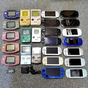 G8121【SONY/Nintendo】PSVITA/PSP-1000/PSP-2000/PSP-3000/ゲームボーイ/ポケット/カラー/アドバンス/SP/BG 動作未確認 ジャンク おまとめ