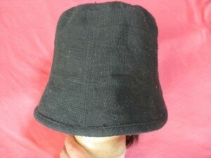 ＵＳＥＤ morylio ソフト帽 サイズ５７．５ｃｍ 黒系