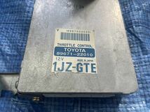 JZX100　マーク2　ツアラーV　5MT　ターボ　純正　スロットルコンピューター　スロットルコントロール　CPU　1JZ-GTE　89671-22010_画像2