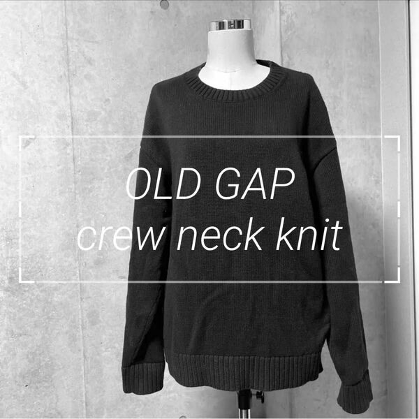 OLD GAP crew neck cotton Knit セーター