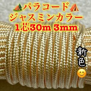 ☆★パラコード★☆１芯 ３０m ３mm☆★２８番★手芸とアウトドアなど用★