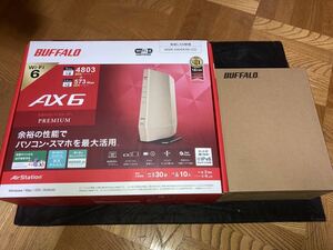 BUFFALO Wi-FiルーターWSR-5400AX6-CG 中継機WEX-1166 セット