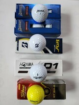 ゴルフボール新品 未使用　SRIXON AD SPEED ホワイト 2スリーブ、ブリヂストン TOUR B ホワイト 1スリーブ、他全部で15個_画像1