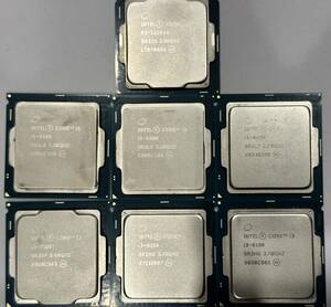 Intel Core i5 6500/6400 3個、Core i3 7100T/6100 3個、Xeon E3 1220V6 1個 合計7個セット