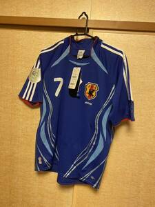 2006　中田英寿　W杯仕様　サッカー日本代表　タグ付き　未使用品　完売品　ホーム　ユニフォーム　正規品　アディダス　ビンテージ