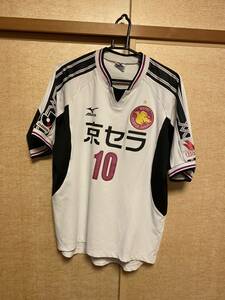 2003　松井大輔　京都パープルサンガ　完売品　アウェイ　半袖　ユニフォーム　正規品　ミズノ