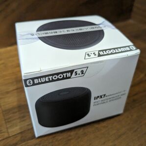 Bluetooth 5.2 スピーカー IPX7 防水 コンパクト 風呂 ワイヤレス 黒