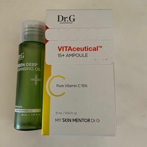 Dr.G ドクタージー ビタシューティカル15＋アンプル15ml & GREEN DEEPクレンジングオイル30ml 新品未開封