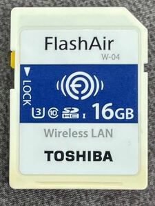 TOSHIBA FlashAir W-04 16GB SDカード東芝 無線 LAN