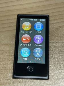 iPod nano 第7世代 16GB スペースグレイ　Apple アップル　A1446 アイポッドナノ 本体　MD481J
