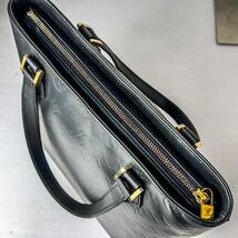 1円~ 美品 LOUIS VUITTON ルイヴィトン ヴェルニ ヒューストン ハンドバッグ トートバッグブラック _画像6