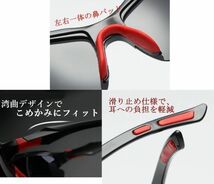 【偏光】サングラス■ UV400【イエロー】軽量 シンプル■スポーツ 釣り 運転 アウトドア ■紫外線カット■男女兼用【黄 黄色】夜視_画像3