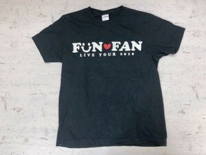 リュ・シウォン Ryu Siwon Fun Fan LIVE TOUR 2010 韓流 ライブグッズ 半袖Tシャツ カットソー メンズ バックプリント有 黒