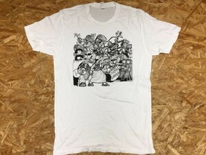 NEXT LEVEL APPAREL 民族問題 先住民 自由への戦い 風刺画 メッセージT 半袖Tシャツ メンズ コットン100% M 白